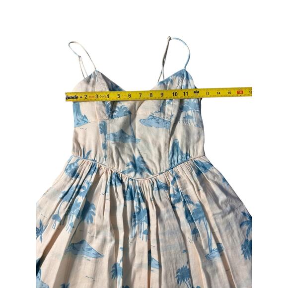 Gianni Bini x DANNIJO Kona Linen Palm Print Mini Dress – Size 2 NWT - Picture 4 of 8